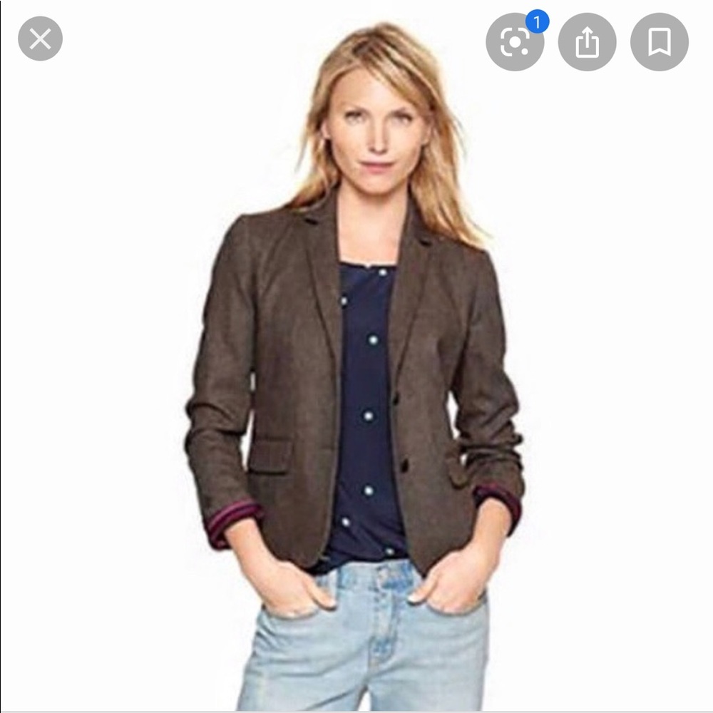 GAP Academy Herringbone Blazer
